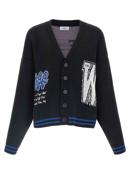 Black Cotton Cardigan