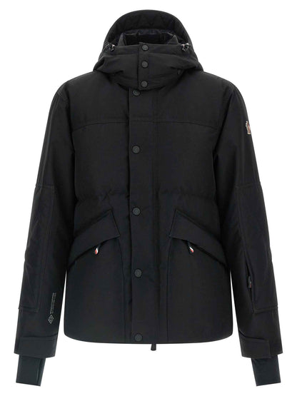 Black Polyester Shell Jacket