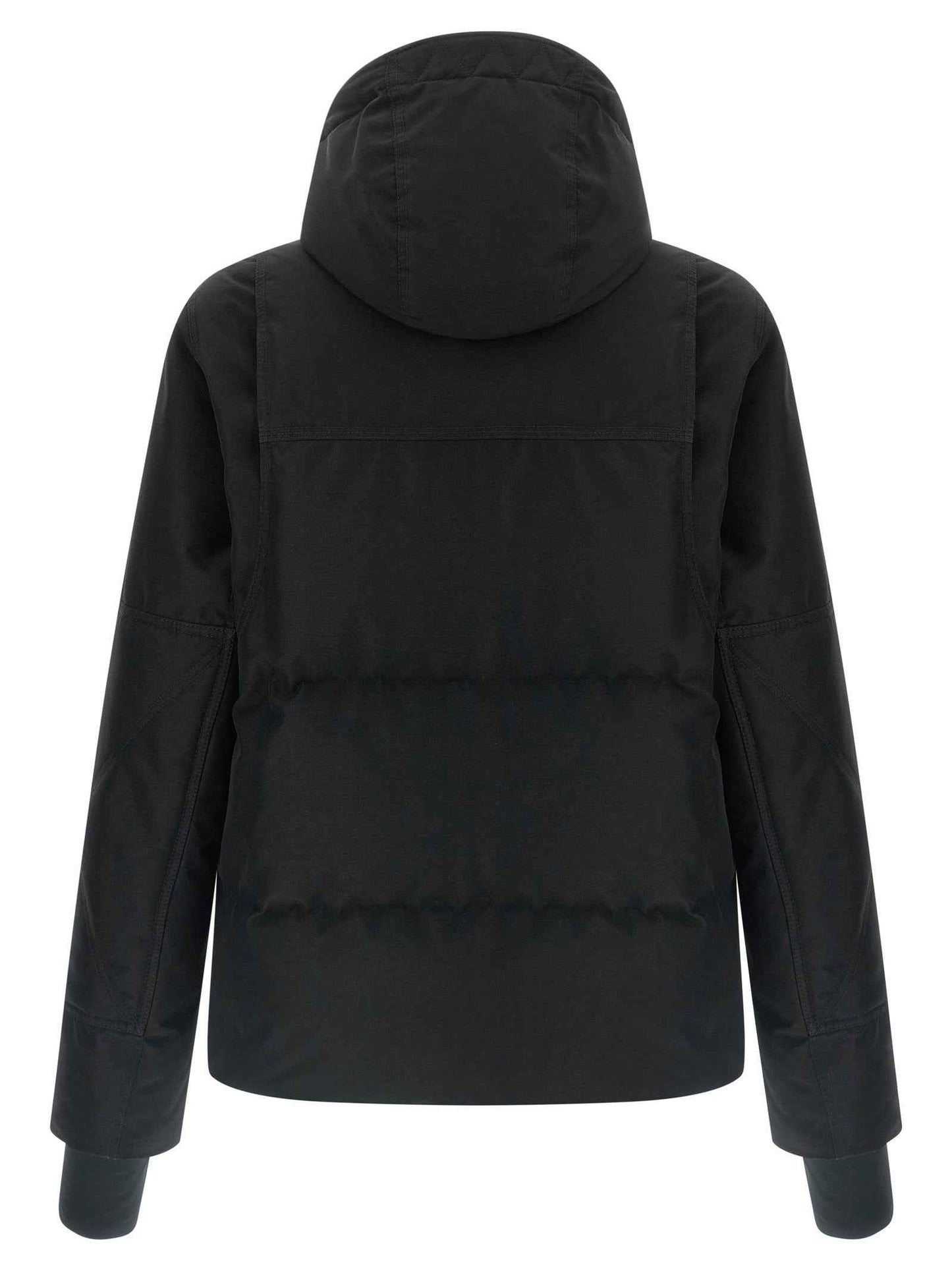 Black Polyester Shell Jacket