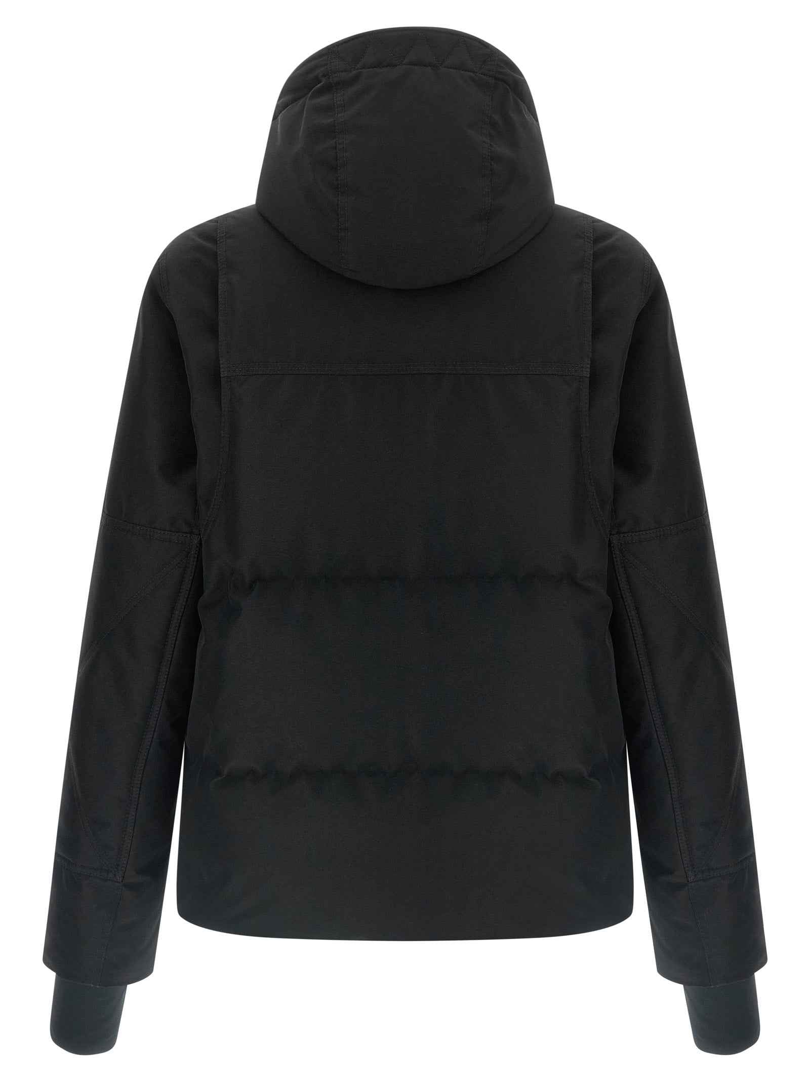 Black Polyester Shell Jacket