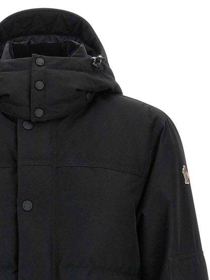 Black Polyester Shell Jacket