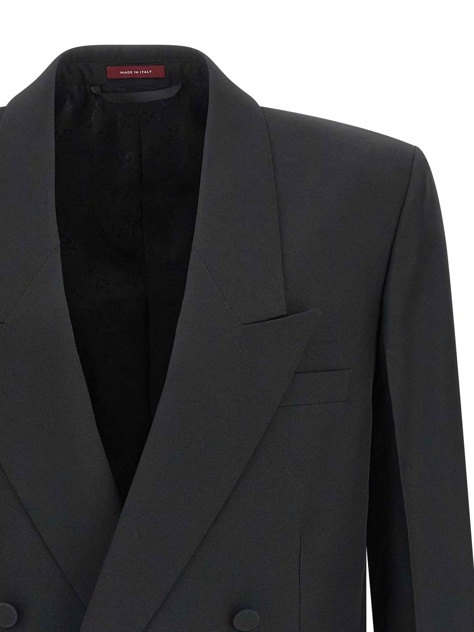 Black Polyester Blazer