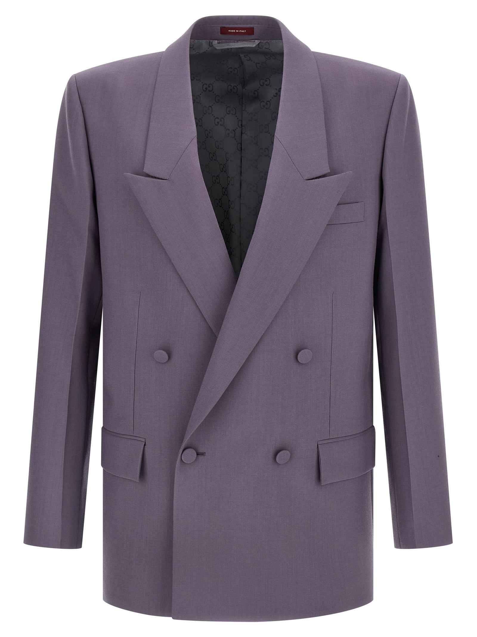 Purple Wool Blazer