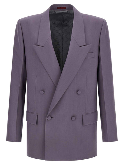 Purple Wool Blazer