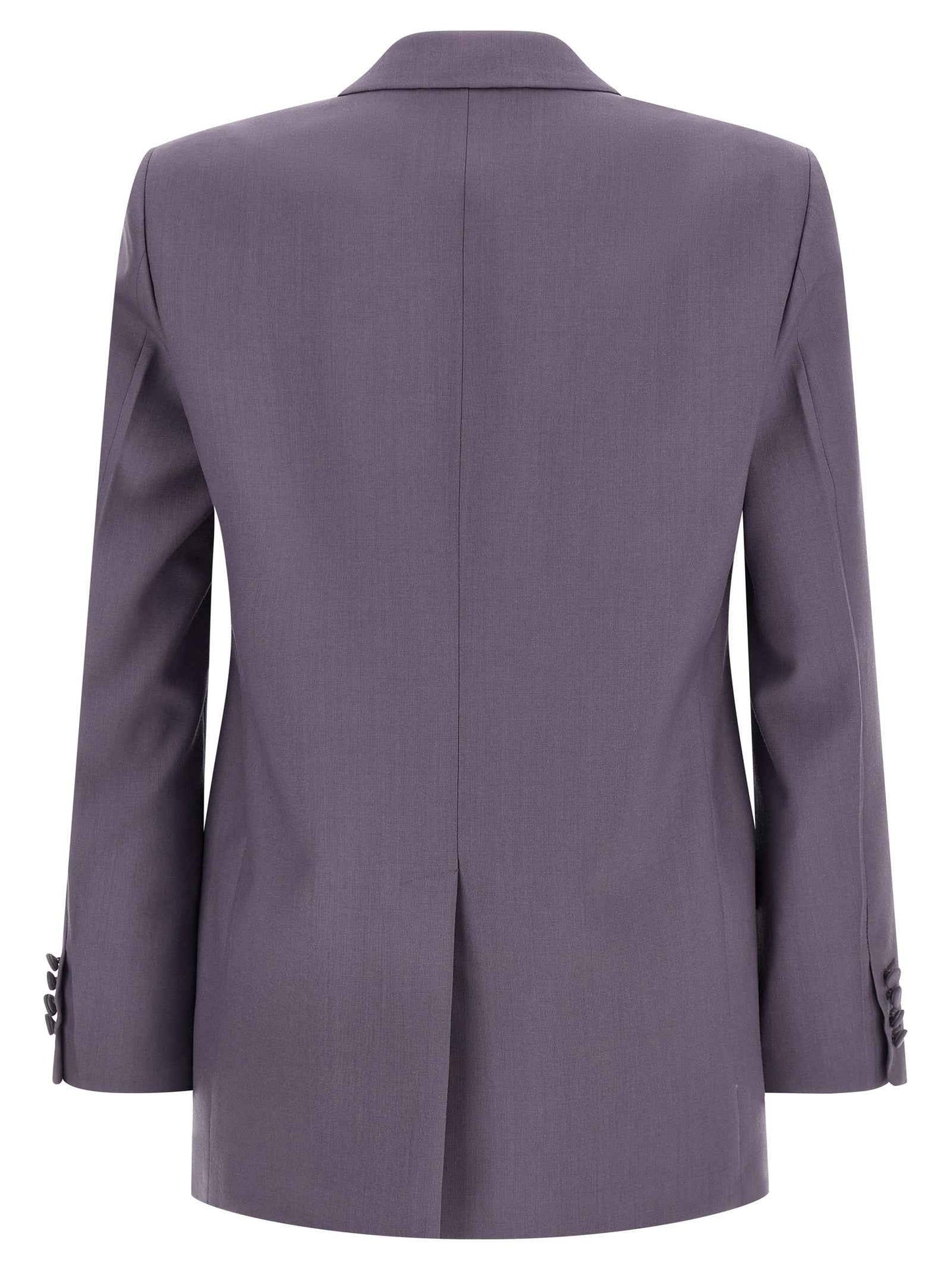 Purple Wool Blazer