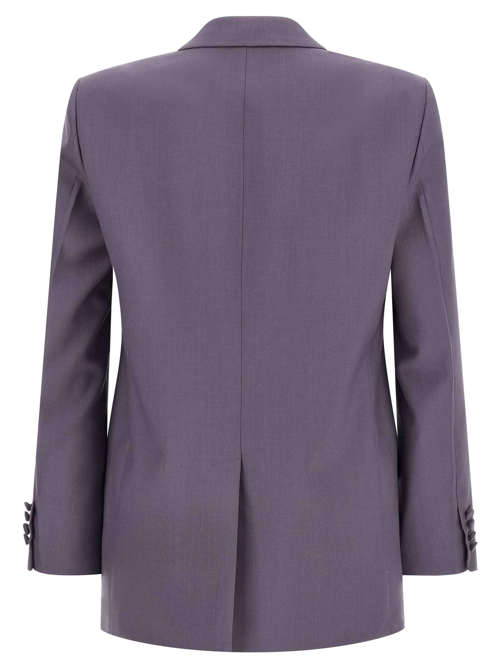 Purple Wool Blazer