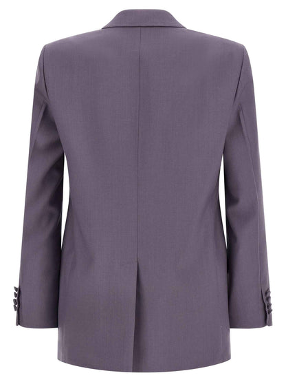Purple Wool Blazer