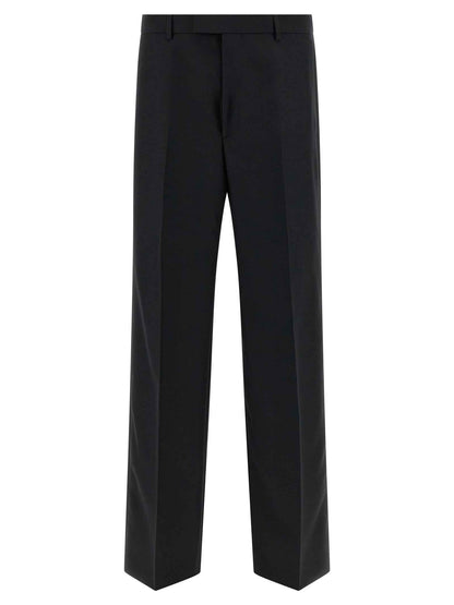 Black Polyester Dress Pants