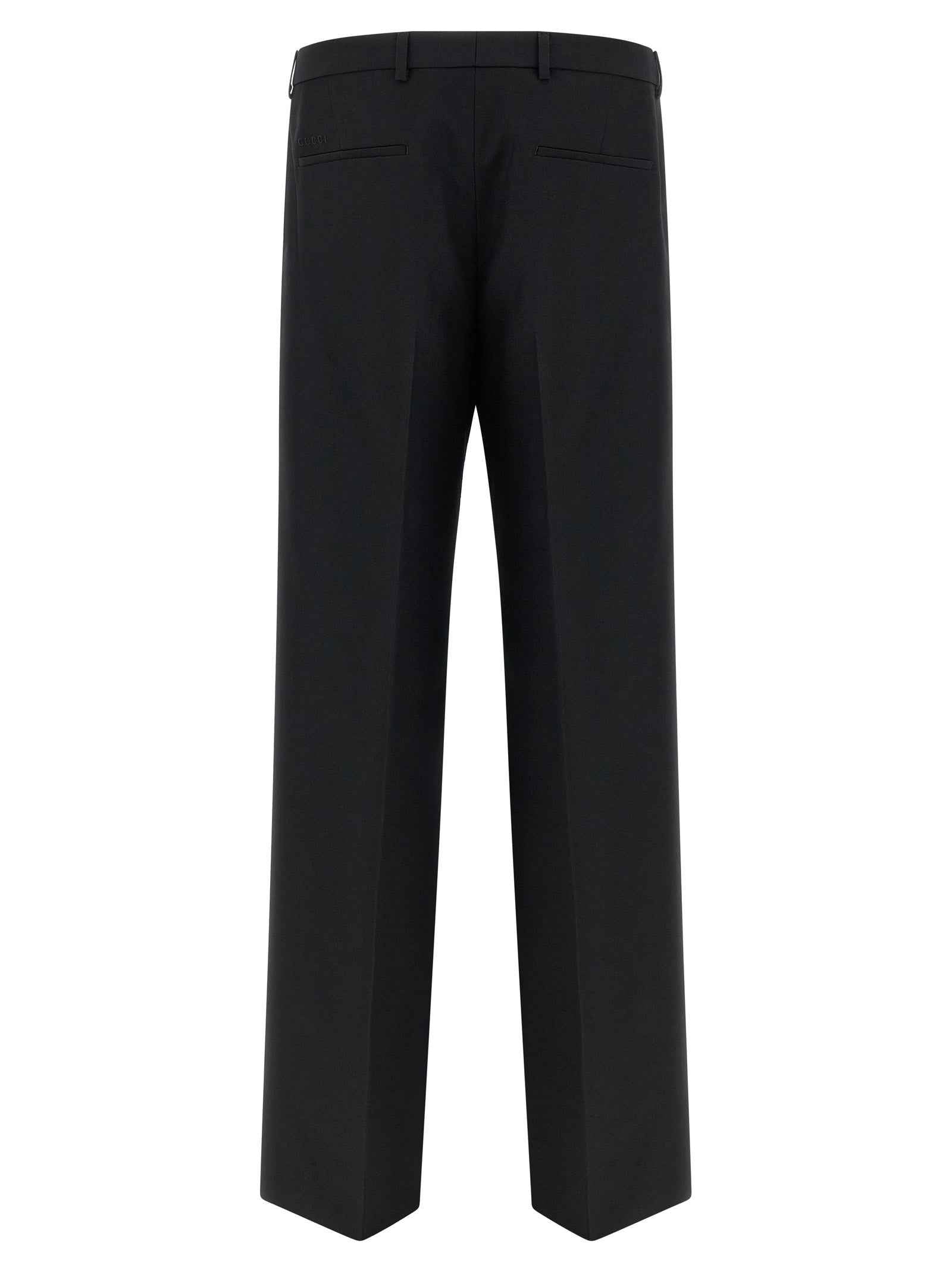 Black Polyester Dress Pants