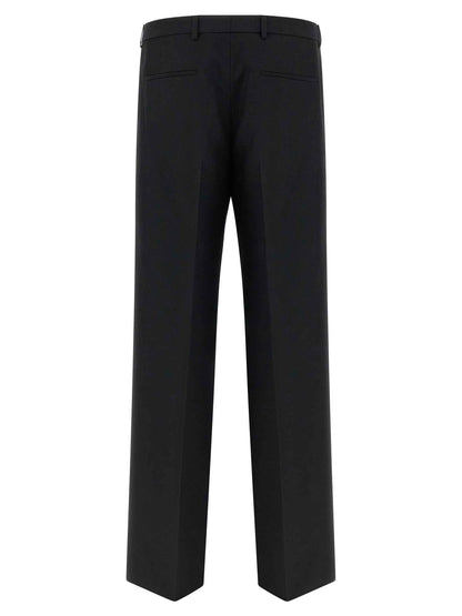 Black Polyester Dress Pants