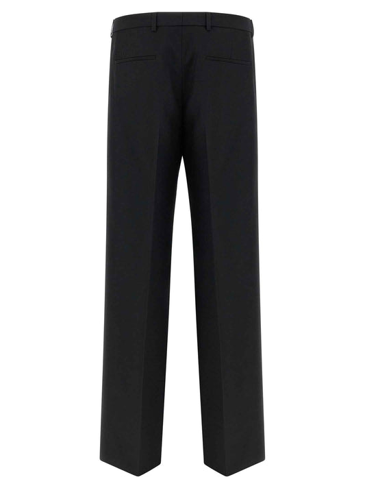Black Polyester Dress Pants