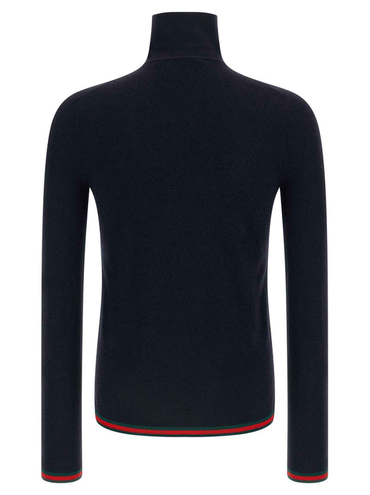 Blue Cashmere Cardigan