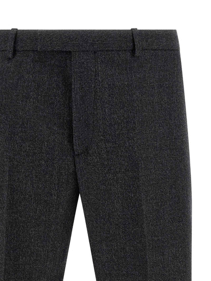Gray Wool Dress Pants