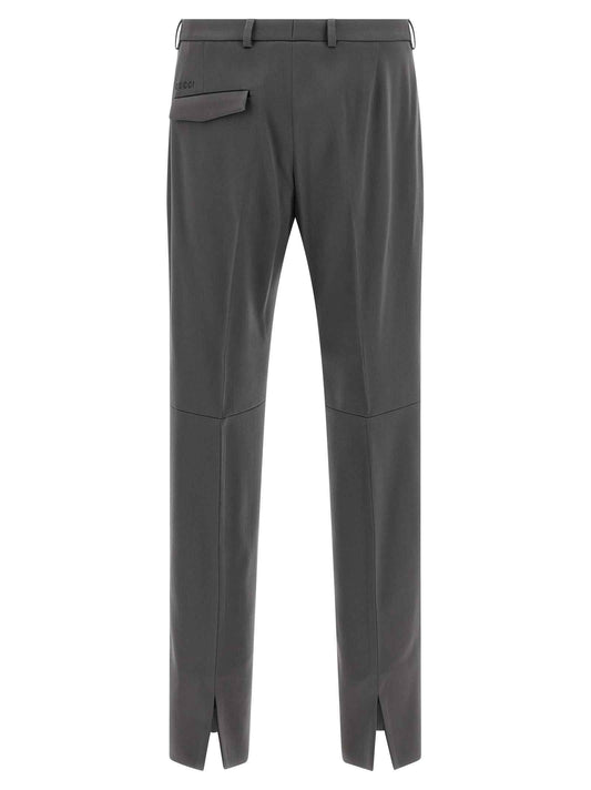 Gray Wool Dress Pants