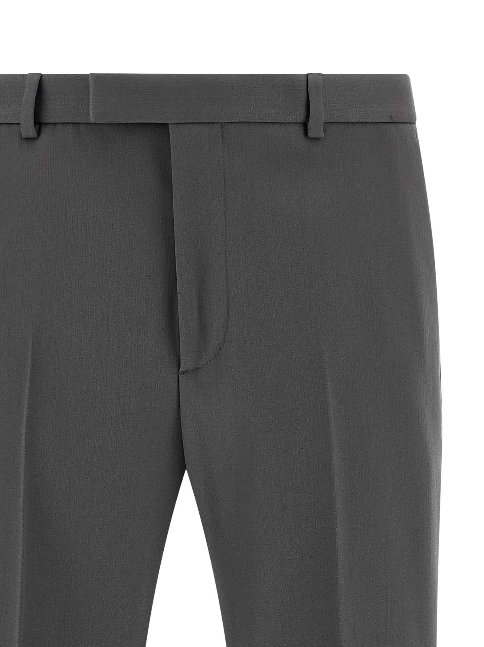 Gray Wool Dress Pants