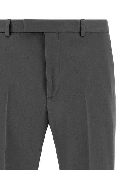 Gray Wool Dress Pants