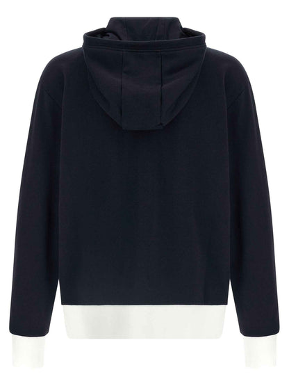 Blue Cotton Sweatshirt