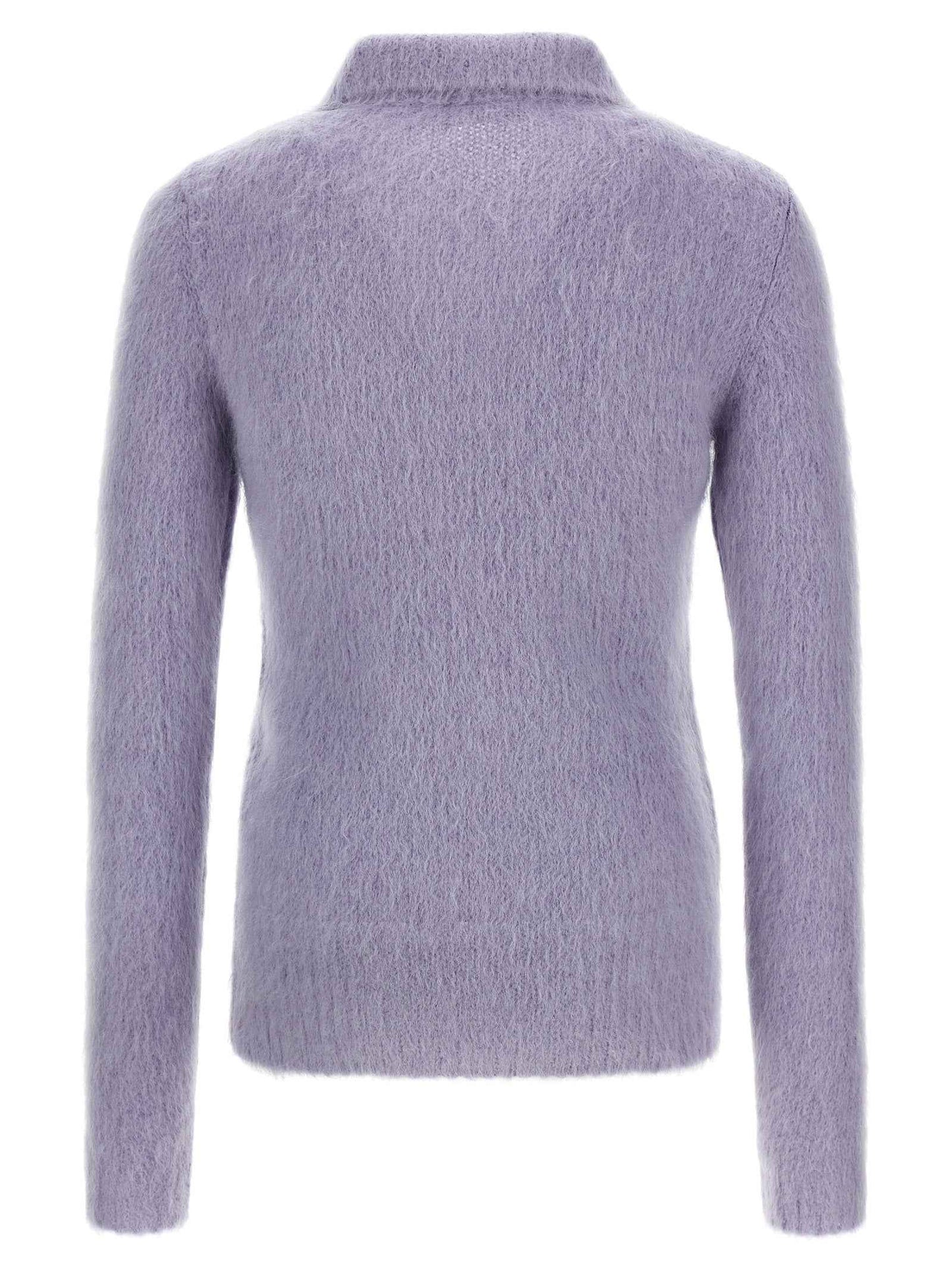 Purple Wool Cardigan