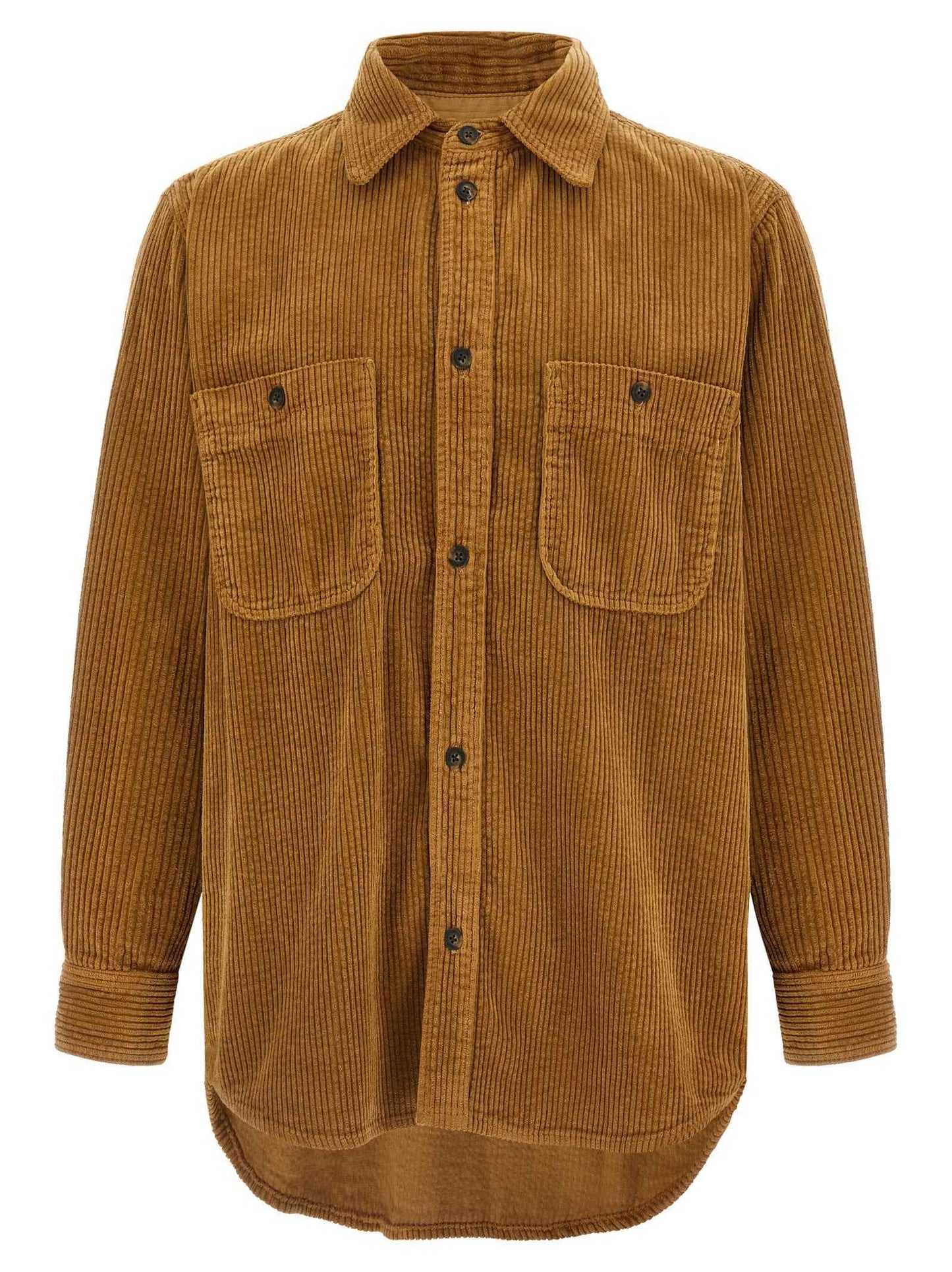 Beige Denim Shirt