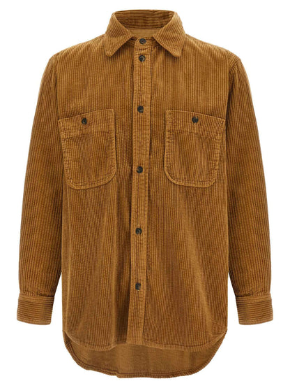 Beige Denim Shirt
