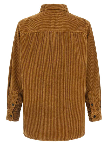 Beige Denim Shirt