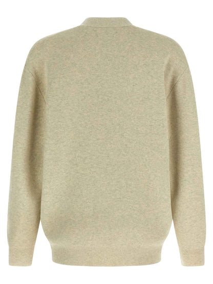 Gray Cotton Cardigan