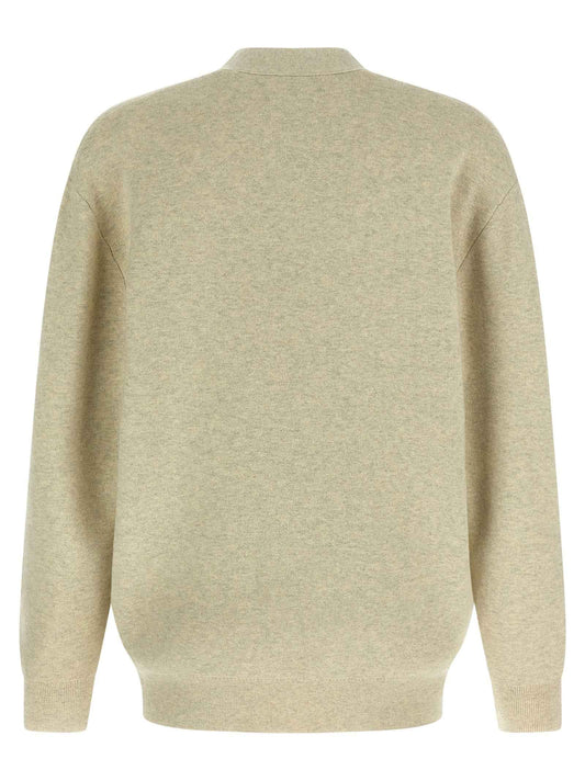 Gray Cotton Cardigan