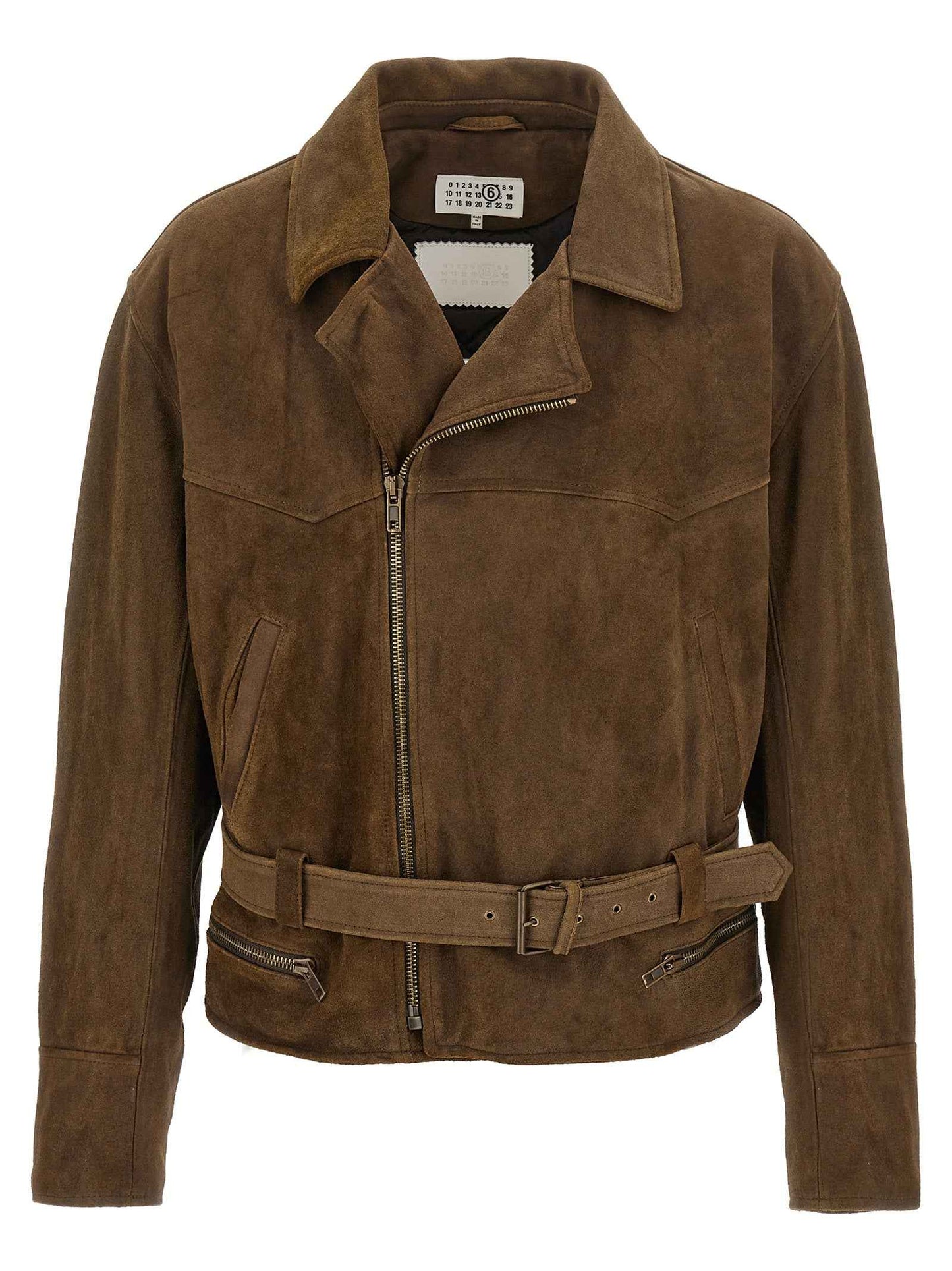 Brown Calfskin Leather Jacket
