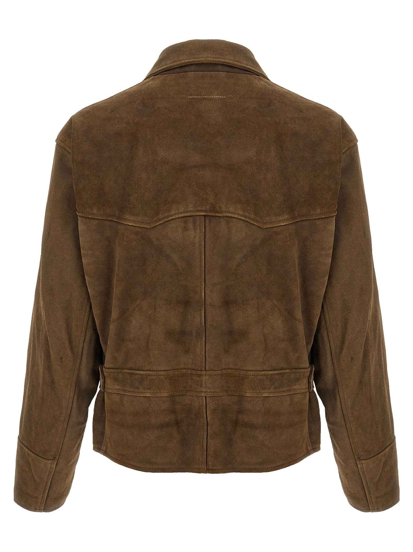 Brown Calfskin Leather Jacket