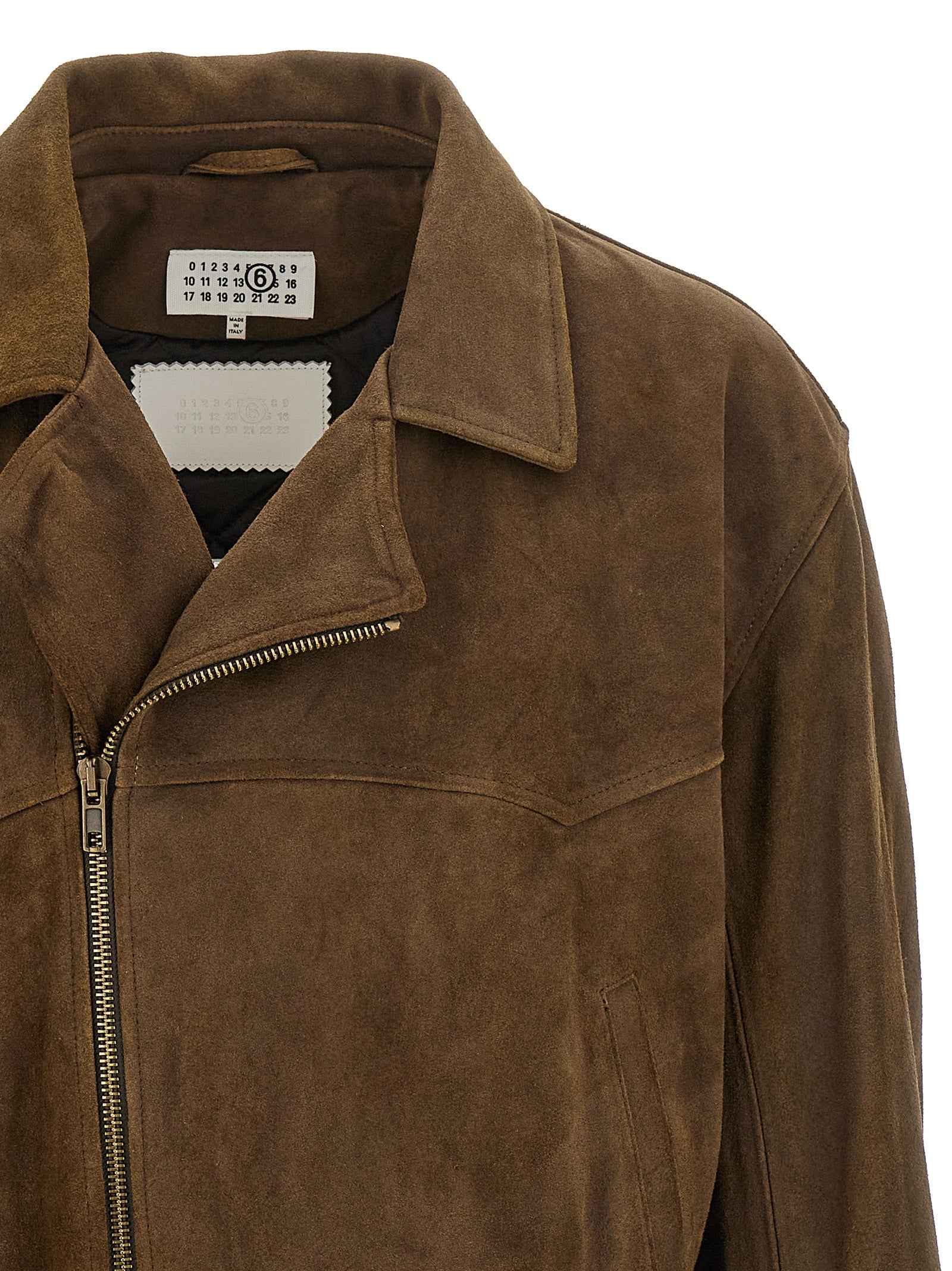 Brown Calfskin Leather Jacket
