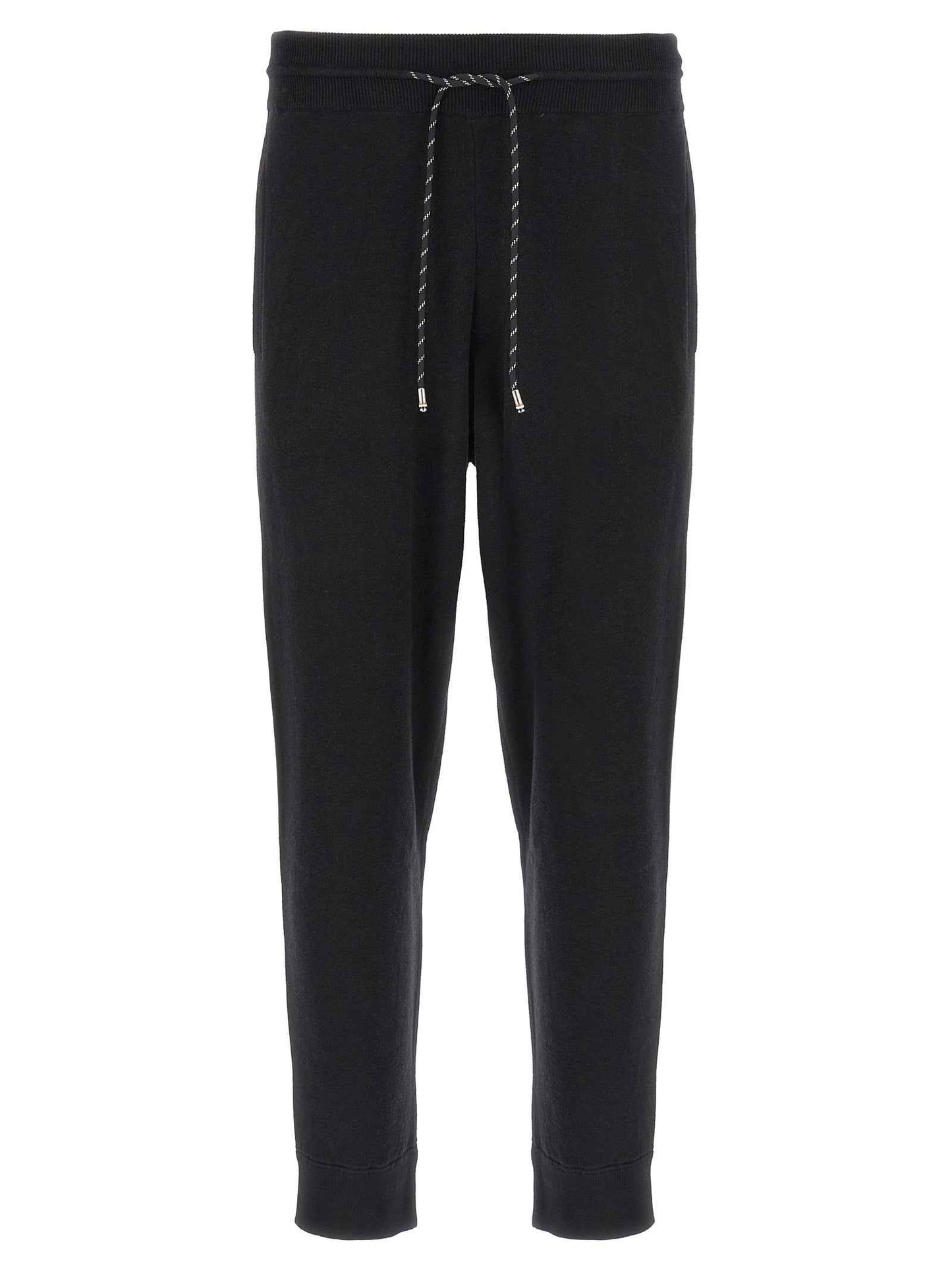 Black Cotton Joggers (Workout Pants)