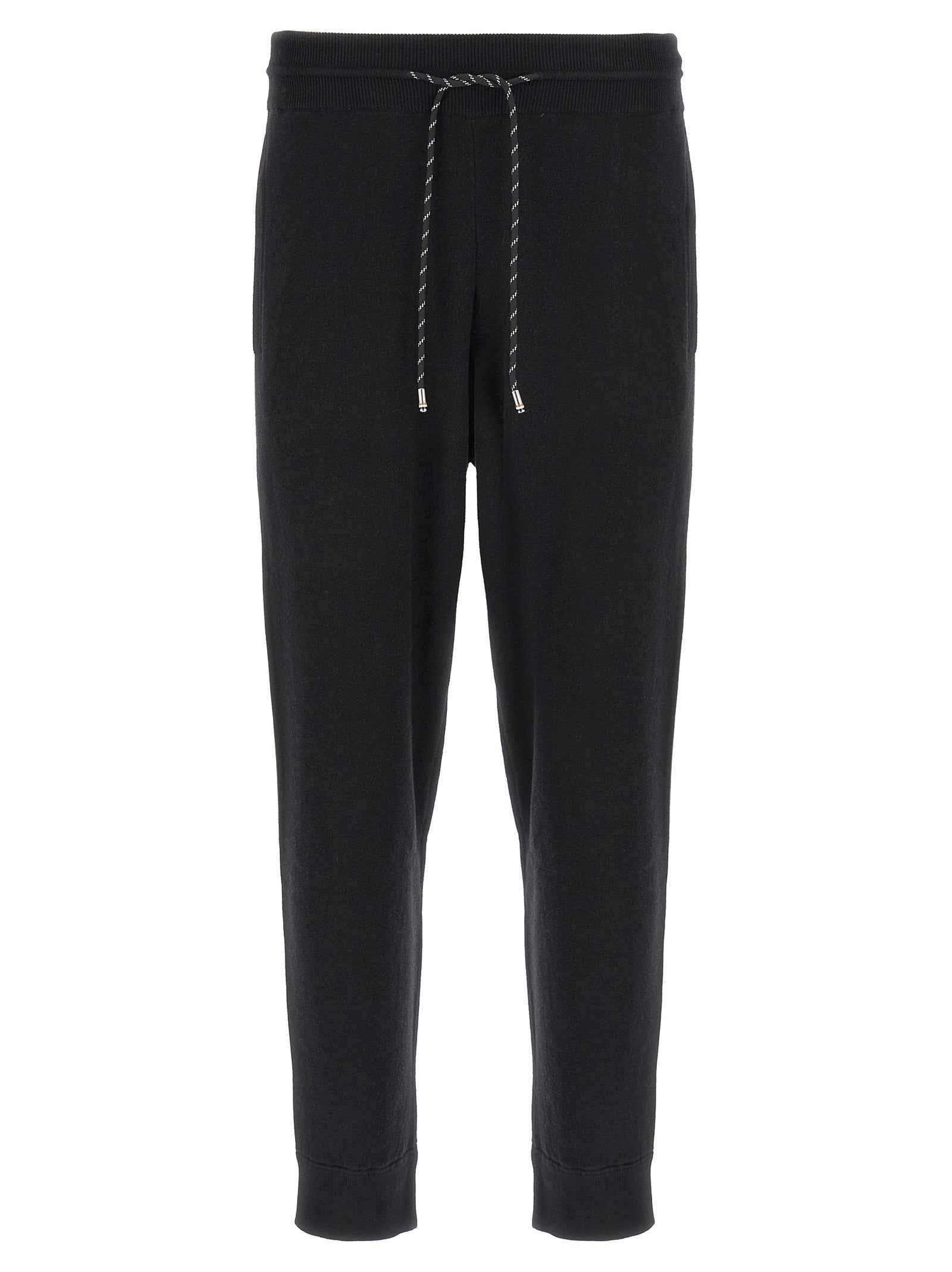 Black Cotton Joggers (Workout Pants)