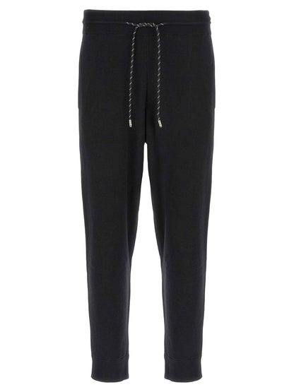 Black Cotton Joggers (Workout Pants)