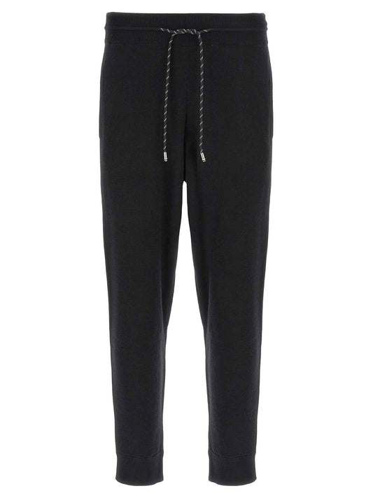Black Cotton Joggers (Workout Pants)