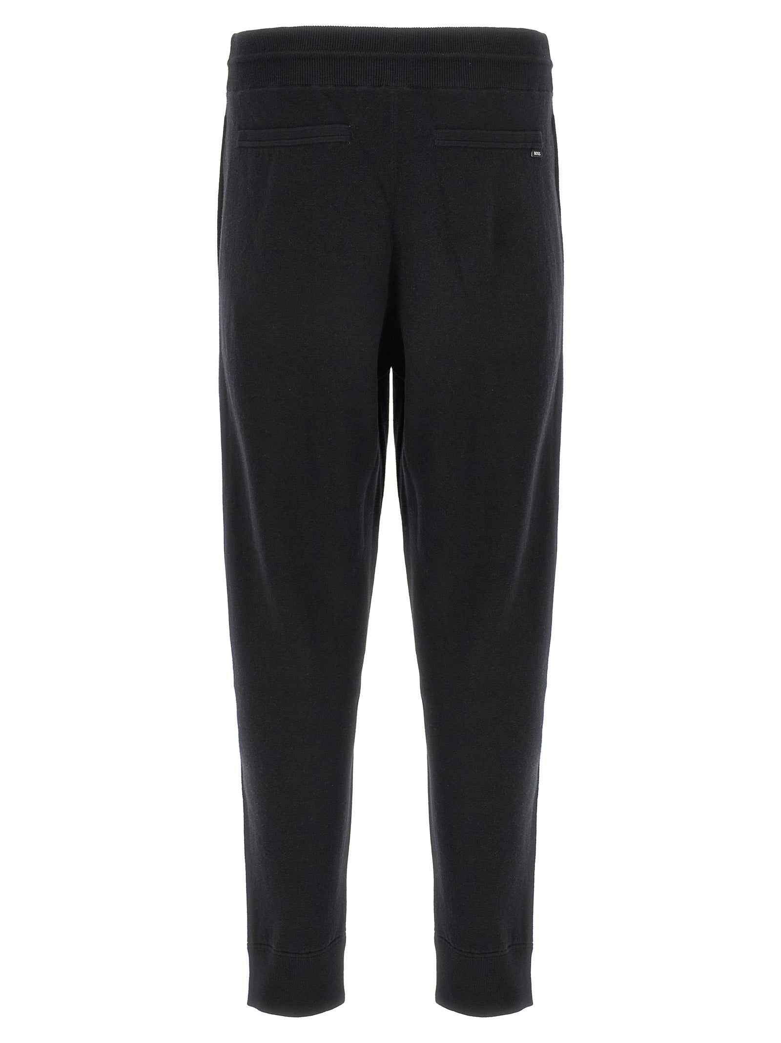 Black Cotton Joggers (Workout Pants)