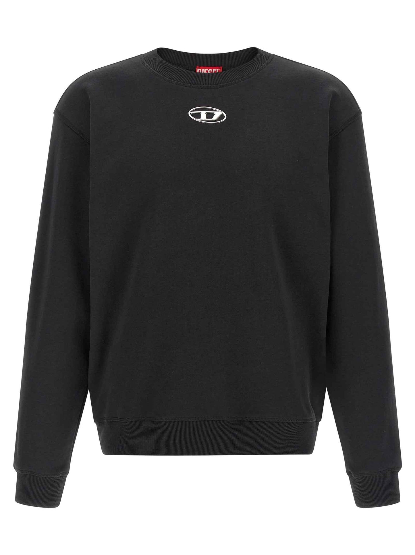 Black Cotton Sweatshirt