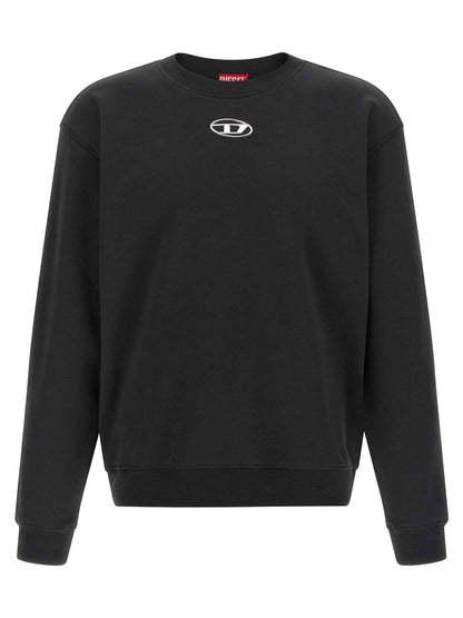 Black Cotton Sweatshirt