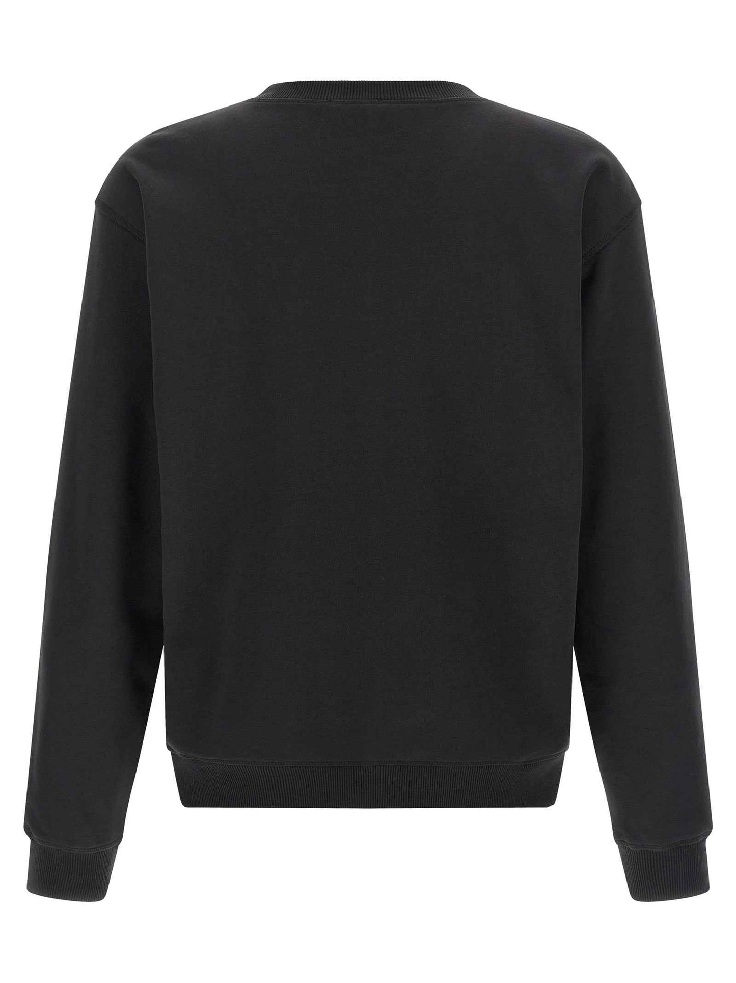 Black Cotton Sweatshirt