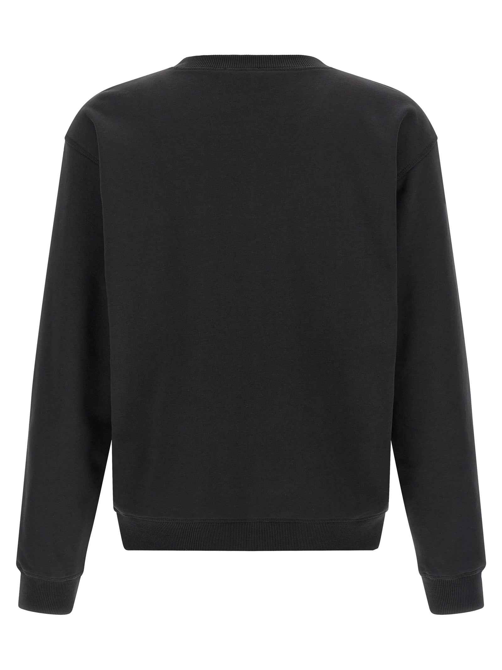 Black Cotton Sweatshirt