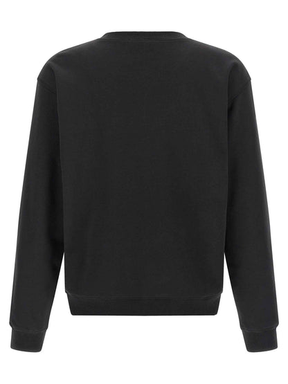 Black Cotton Sweatshirt