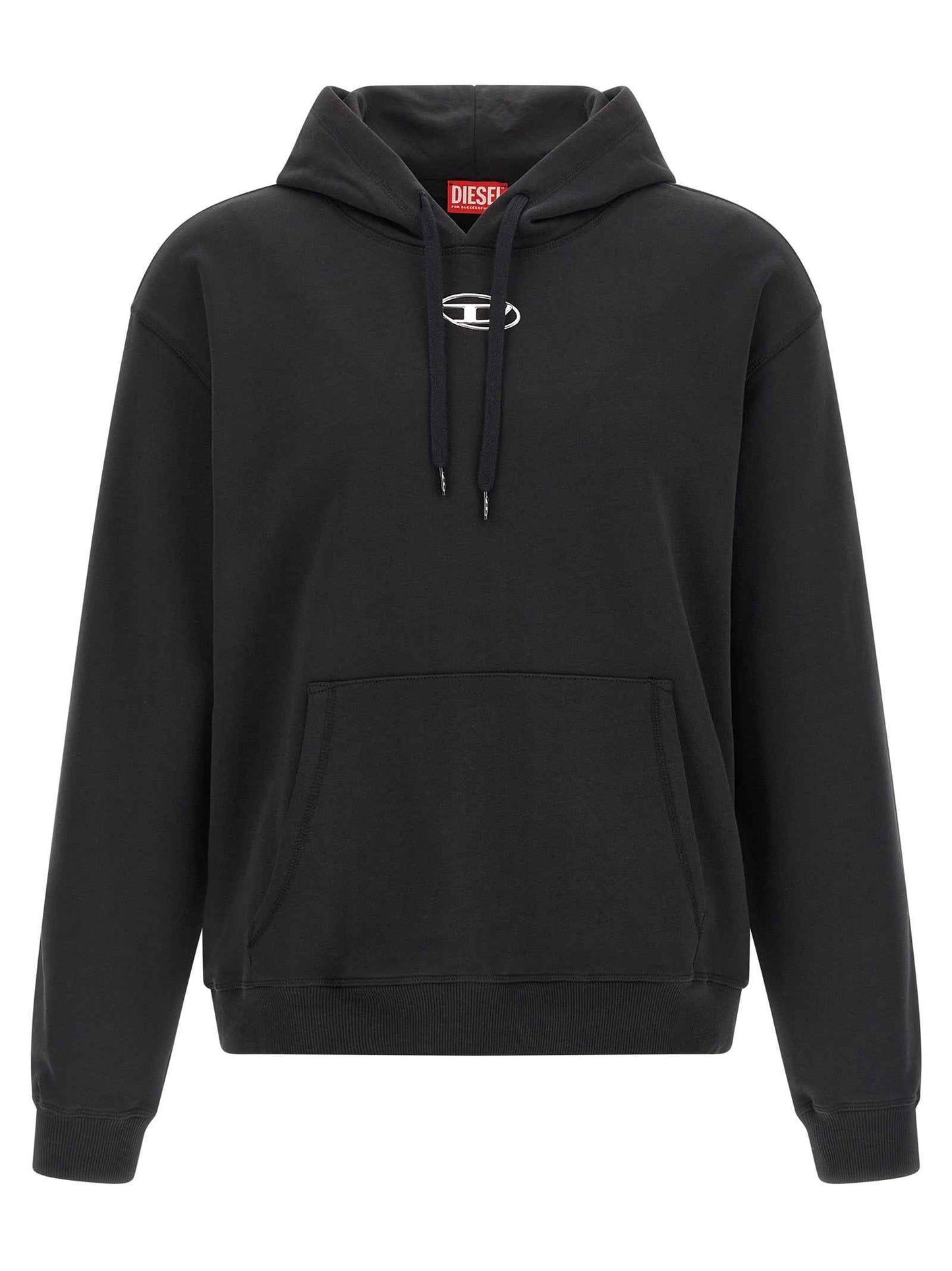 Black Cotton Sweatshirt