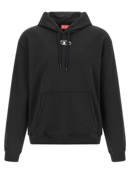 Black Cotton Sweatshirt