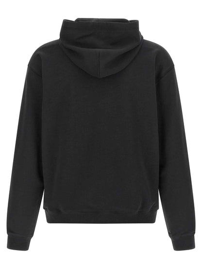 Black Cotton Sweatshirt