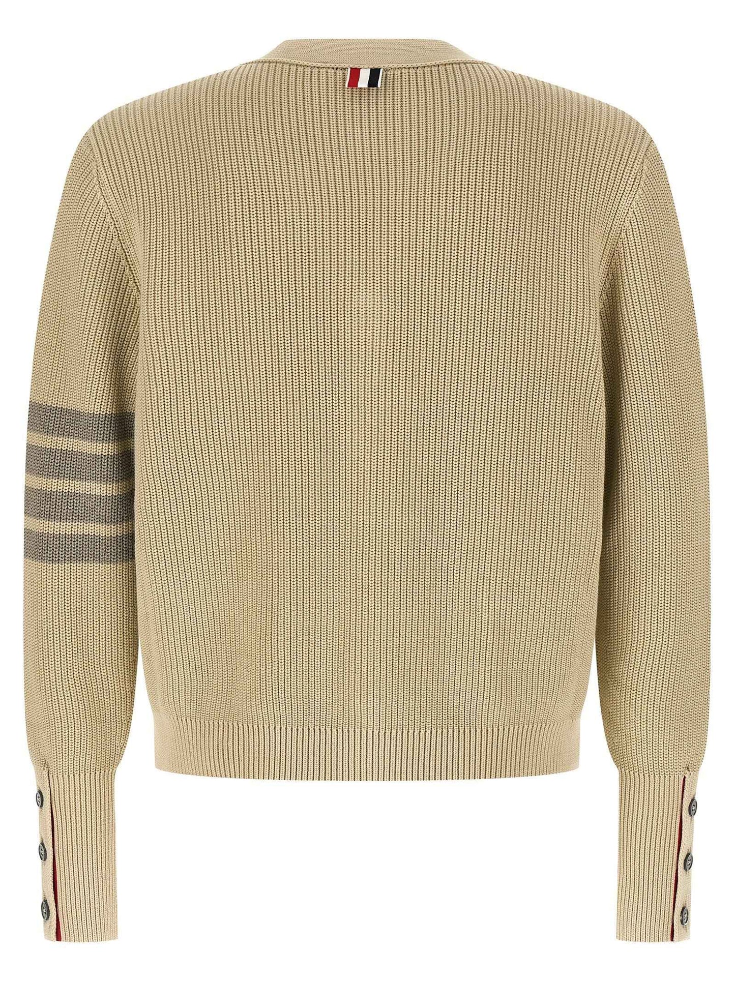 Beige Cotton Cardigan
