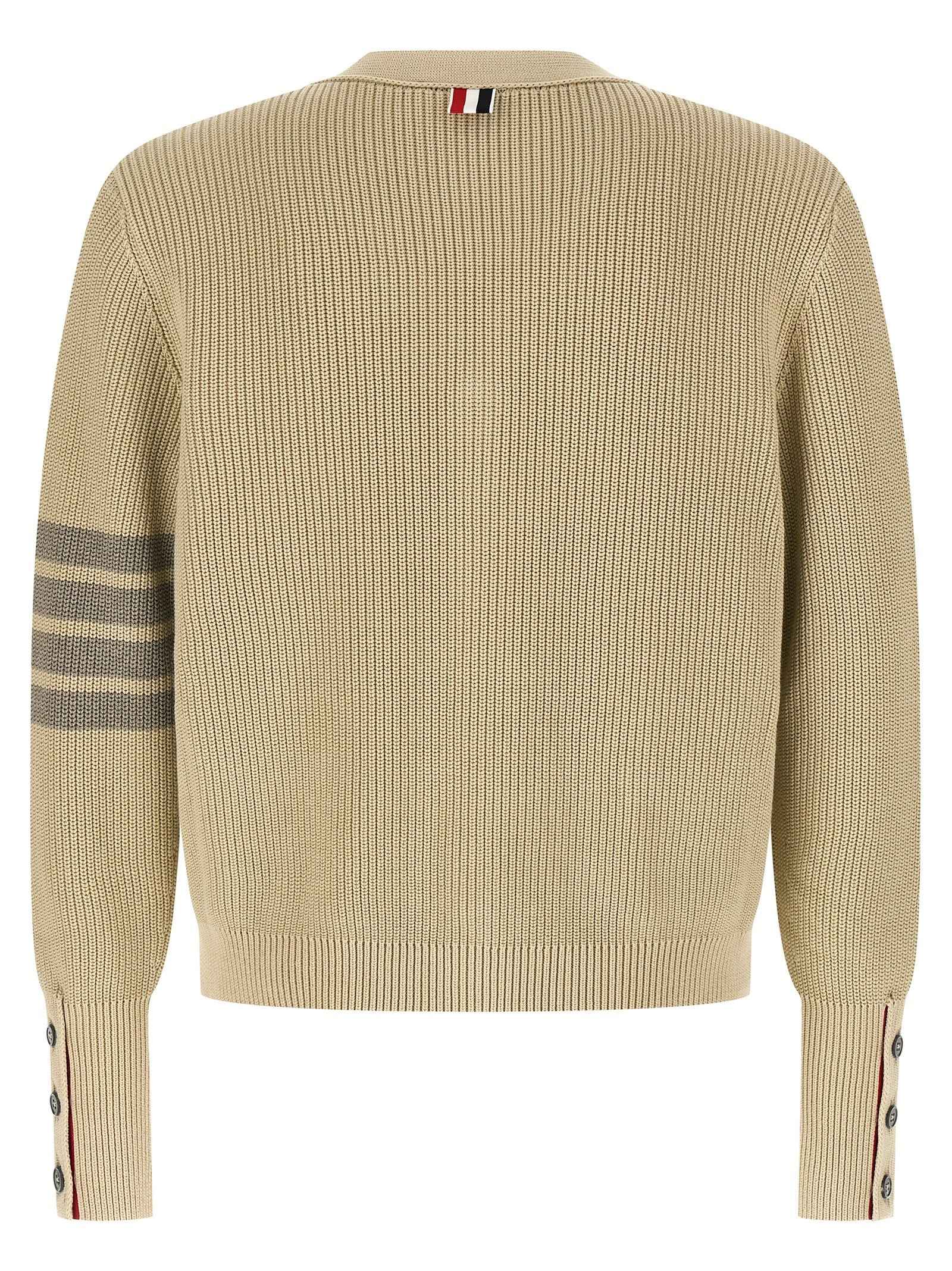 Beige Cotton Cardigan
