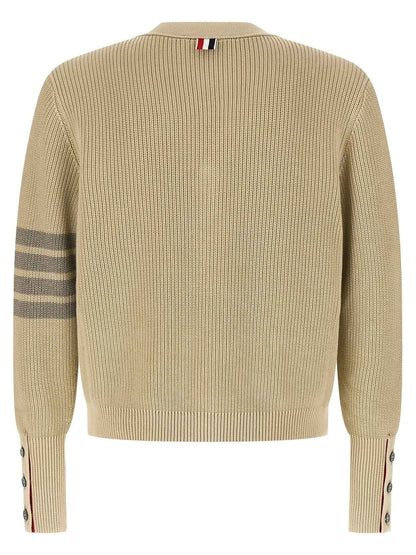 Beige Cotton Cardigan