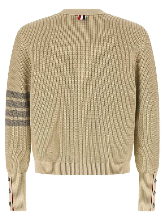 Beige Cotton Cardigan