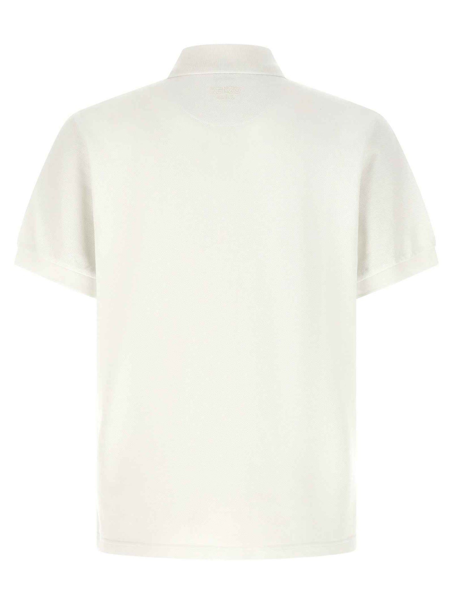 White Cotton Polo Shirt