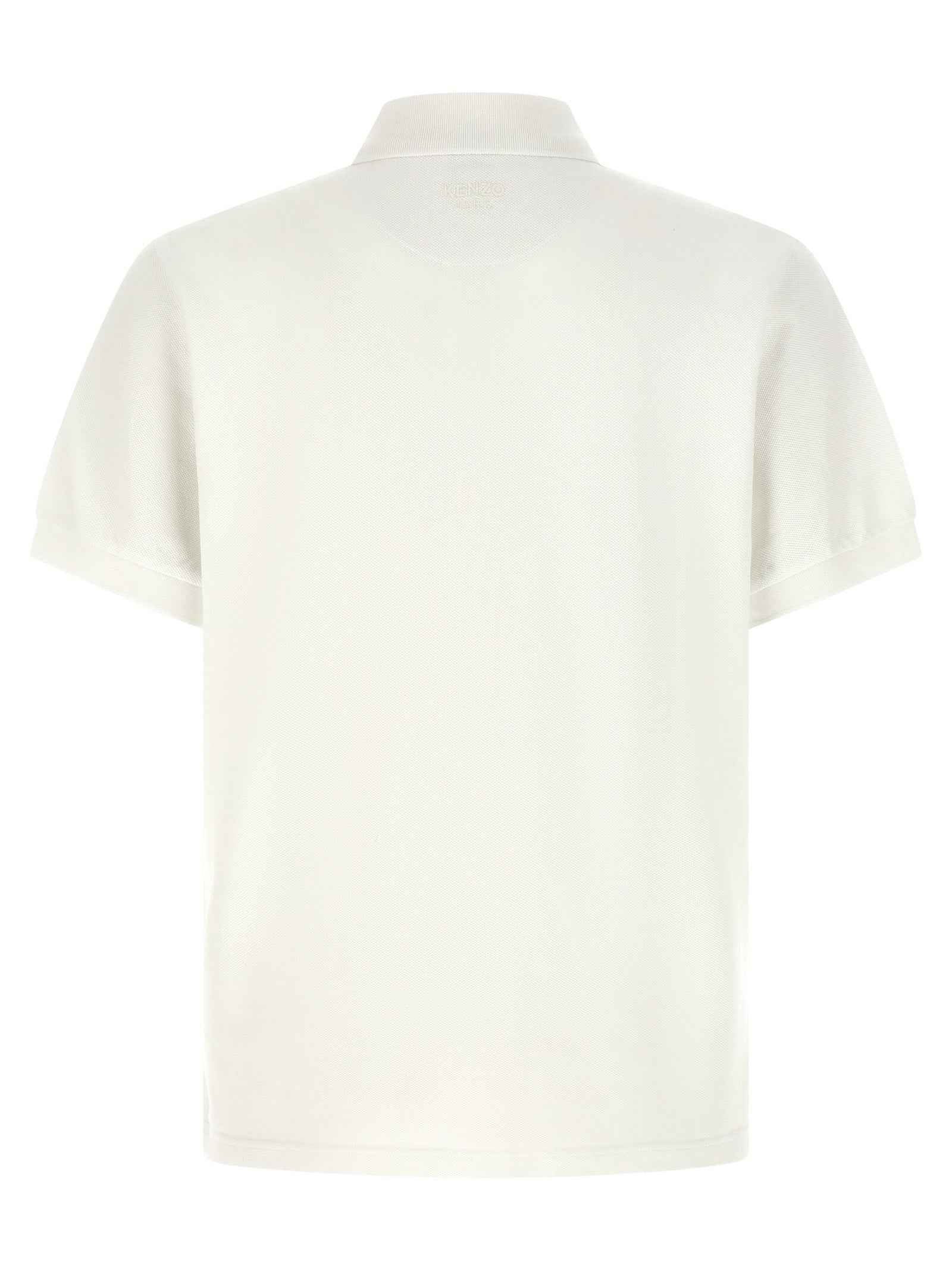 White Cotton Polo Shirt
