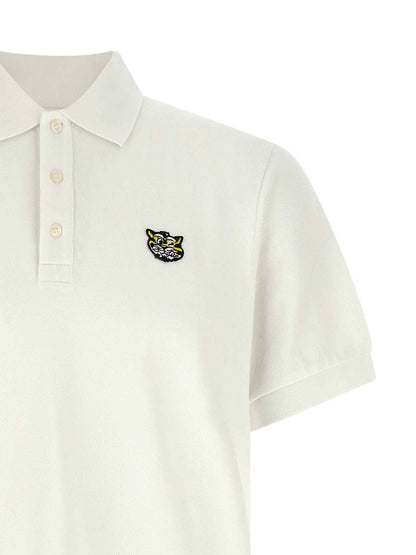 White Cotton Polo Shirt